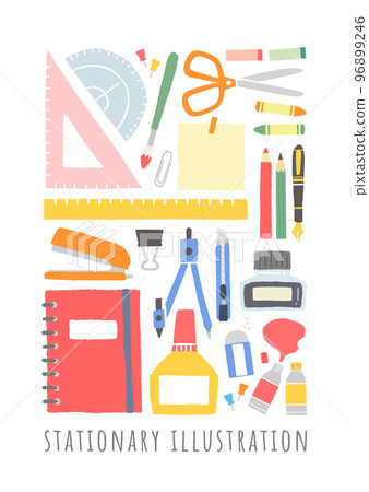 stationery icon illustration 96899246
