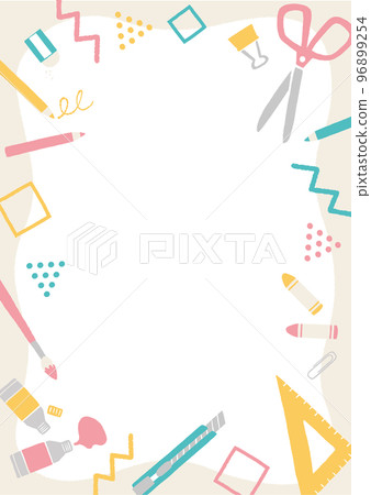 stationery illustration frame 96899254