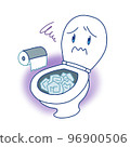 紙堵在馬桶裡的插圖 96900506