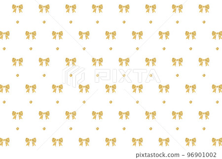 Gold ribbon seamless pattern Gold ribbon seamless pattern 96901002