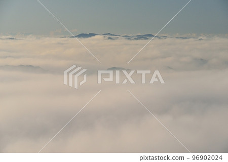 Sea of clouds over Boso Peninsula from Kujukudani Observation Park 96902024