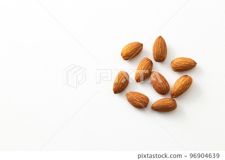 almond white background almond white background 96904639