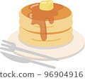 薄煎餅的例證 96904916