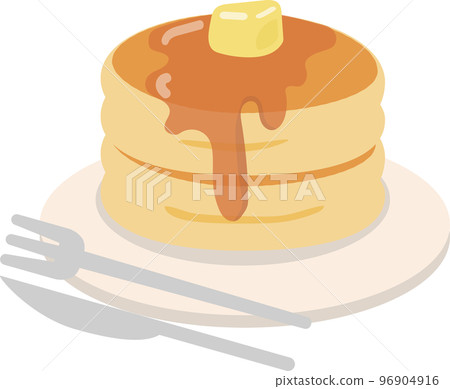 薄煎餅的例證 96904916