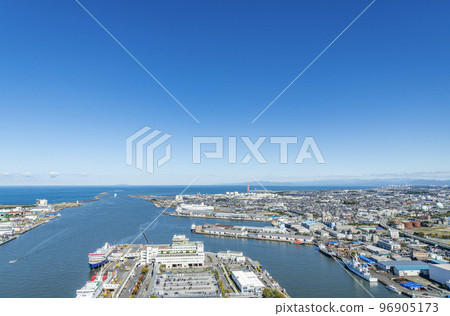 新潟縣新潟市 Toki Messe Befco Bakauke 展望台 新潟市全景（北方向） 96905173