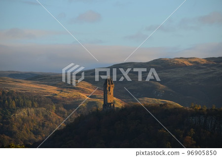 The National Wallace Monument in Stirling, Scotland Highland View 96905850
