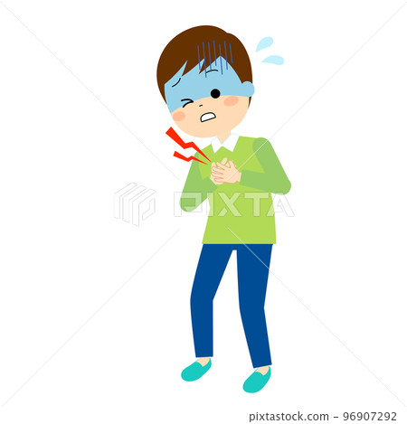 有胸痛等症狀的男性 有胸痛等症狀的男性 96907292