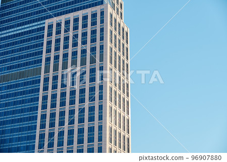 Modern city architecture, Detail of office building facade 96907880