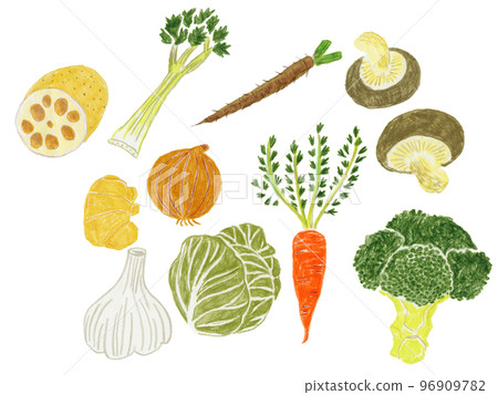 手繪蔬菜 96909782