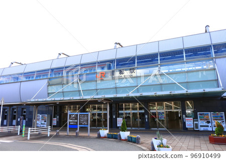 Gamagori city, scenery of JR Gamagori station Gamagori city, scenery of JR Gamagori station 96910499