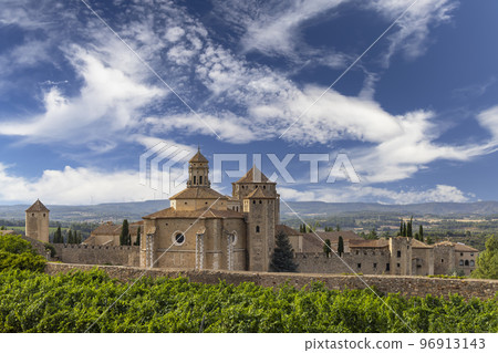Royal Abbey of Santa Maria de Poblet, cistercian monastery, Catalonia, Spain Royal Abbey of Santa Maria de Poblet, cistercian monastery, Catalonia, Spain 96913143