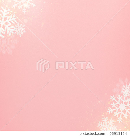 粉紅色的雪背景 96915134