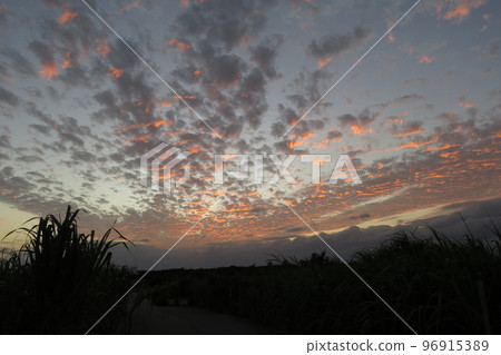 Evening view of Cape Kyan, Itoman City, Okinawa Prefecture Evening view of Cape Kyan, Itoman City, Okinawa Prefecture 96915389