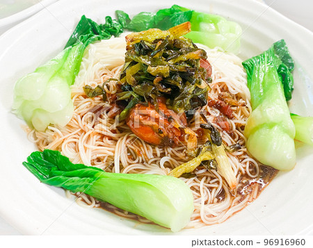 中國上海菜，蔥油拌麵（蔥油拌蕎麥麵） 96916960