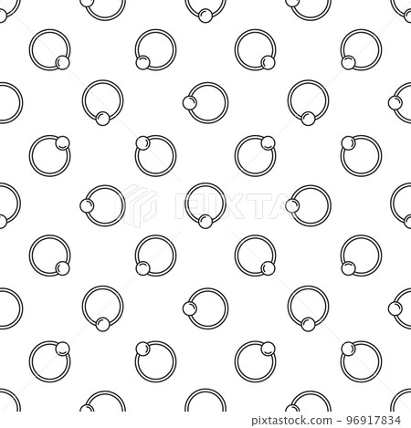 Captive ball ring vector seamless pattern Captive ball ring vector seamless pattern 96917834