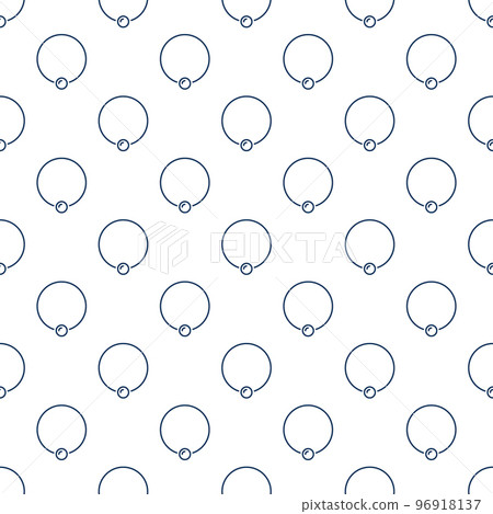 Captive ring vector minimal seamless pattern for your design Captive ring vector minimal seamless pattern for your design 96918137