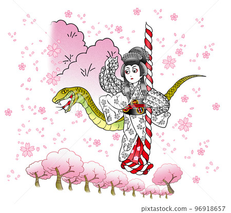 Kabuki, Dojoji, Snake 96918657