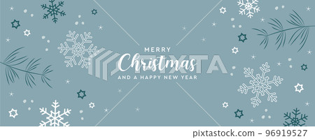 merry christmas greeting card with snowflake fir branches star decoration merry christmas greeting card with snowflake fir branches star decoration 96919527
