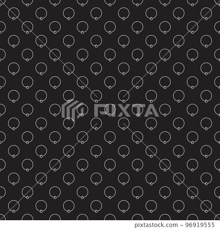 Captive ring vector dark seamless pattern. Piercing background Captive ring vector dark seamless pattern. Piercing background 96919555