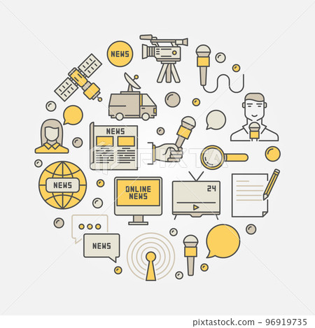 News circular colorful illustration News circular colorful illustration 96919735