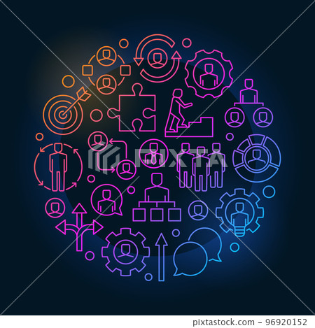 Colorful job and career illustration Colorful job and career illustration 96920152