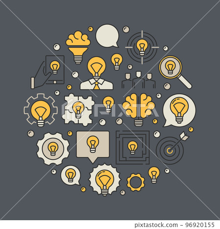 Business idea illustration Business idea illustration 96920155