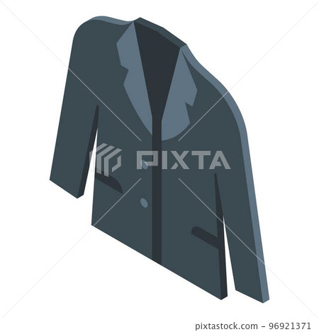 Dry cleaning blazer icon. Isometric of dry cleaning blazer vector icon for web design isolated on white background Dry cleaning blazer icon. Isometric of dry cleaning blazer vector icon for web design isolated on white background 96921371