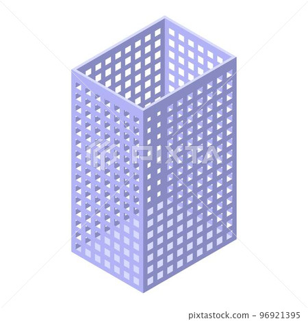 Dry cleaning basket icon. Isometric of dry cleaning basket vector icon for web design isolated on white background Dry cleaning basket icon. Isometric of dry cleaning basket vector icon for web design isolated on white background 96921395