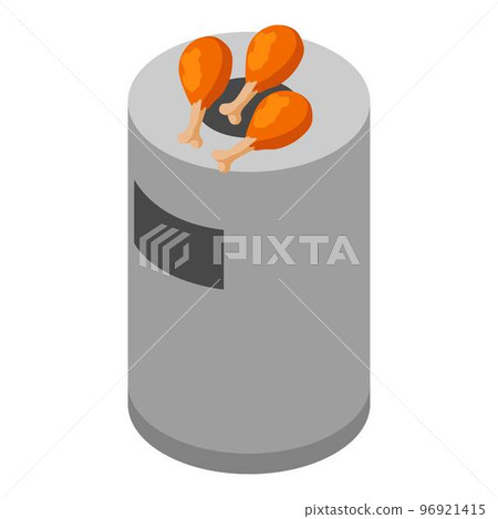 Organic waste icon. Isometric illustration of organic waste vector icon for web Organic waste icon. Isometric illustration of organic waste vector icon for web 96921415