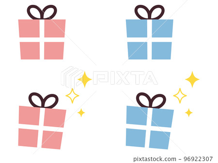 柔和的顏色 2 色組 ~ 禮物圖標 96922307