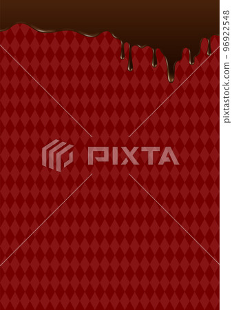 滴落的巧克力背景素材 96922548