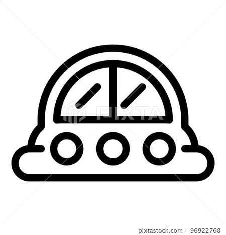 Spaceship toy icon. Outline spaceship toy vector icon for web design isolated on white background Spaceship toy icon. Outline spaceship toy vector icon for web design isolated on white background 96922768