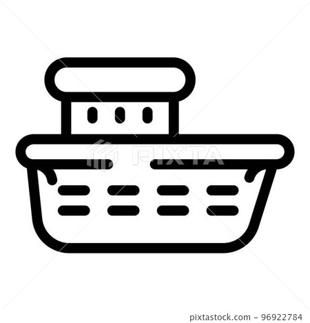 Boat toy icon. Outline boat toy vector icon for web design isolated on white background 96922784