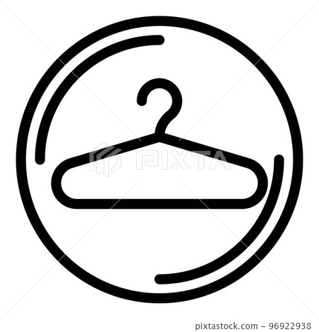 Hanger icon. Outline hanger vector icon for web design isolated on white background Hanger icon. Outline hanger vector icon for web design isolated on white background 96922938