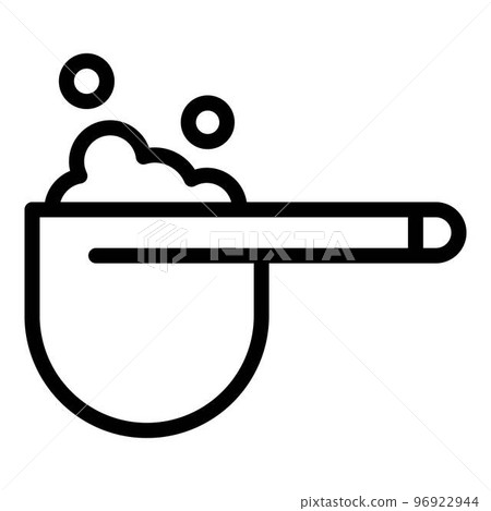 Cleaning foam icon. Outline cleaning foam vector icon for web design isolated on white background Cleaning foam icon. Outline cleaning foam vector icon for web design isolated on white background 96922944