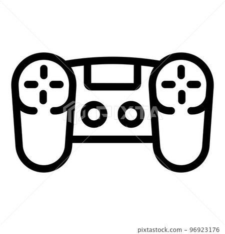 Video games icon. Outline video games vector icon for web design isolated on white background Video games icon. Outline video games vector icon for web design isolated on white background 96923176