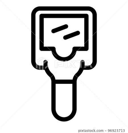 Thermovision thermal imager icon. Outline thermovision thermal imager vector icon for web design isolated on white background 96923713