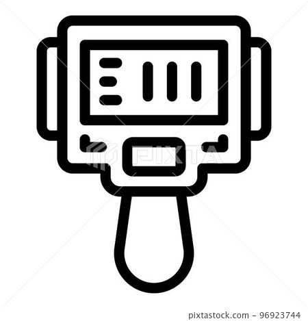 Camera thermal imager icon. Outline camera thermal imager vector icon for web design isolated on white background 96923744