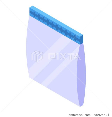 Fridge food bag icon. Isometric of fridge food bag vector icon for web design isolated on white background Fridge food bag icon. Isometric of fridge food bag vector icon for web design isolated on white background 96924321
