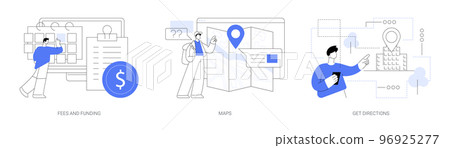 Company page information abstract concept vector illustrations. Company page information abstract concept vector illustrations. 96925277