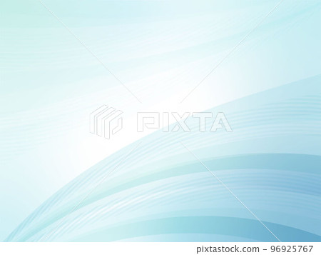 Beautiful transparent wavy streamline background material / light blue Beautiful transparent wavy streamline background material / light blue 96925767