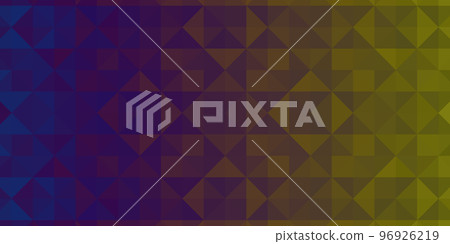 Purple and bronze gradient. Geometric pattern of mosaic of large tiles of a minimalist design background, abstract colored texture, geometric shape. Purple and bronze gradient. Geometric pattern of mosaic of large tiles of a minimalist design background, abstract colored texture, geometric shape. 96926219