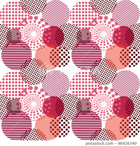 Seamless viva magenta pattern, color of 2023 year 96926340