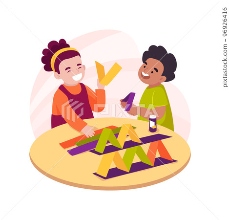 Paper modelling isolated cartoon vector illustration. Paper modelling isolated cartoon vector illustration. 96926416