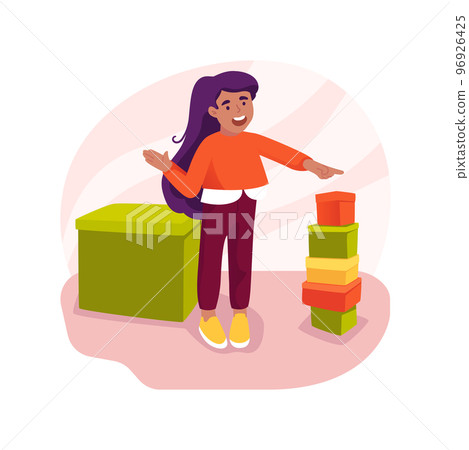 Comparing and counting objects isolated cartoon vector illustration. Comparing and counting objects isolated cartoon vector illustration. 96926425