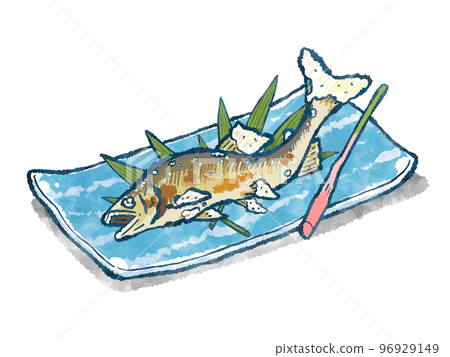Salt-grilled salmon Salt-grilled salmon 96929149
