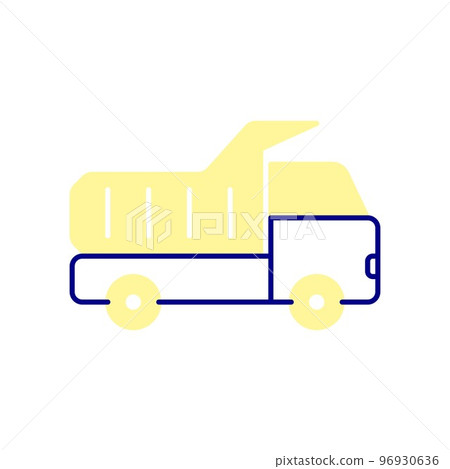 Garbage Truck Icon, Keep the City Clean Sincerely. 96930636