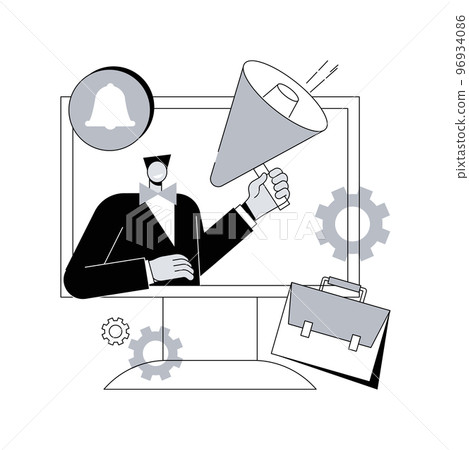 Job alert abstract concept vector illustration. Job notification, career alert, work opportunity information, online application status, digital hr, human resources service abstract metaphor. Job alert abstract concept vector illustration. Job notification, career alert, work opportunity information, online application status, digital hr, human resources service abstract metaphor. 96934086