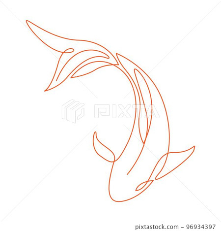 Goldfish icon logo design Goldfish icon logo design 96934397