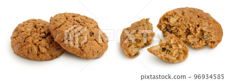 oatmeal cookies with flax, pumpkin and sunflower seeds with full depth of field oatmeal cookies with flax, pumpkin and sunflower seeds with full depth of field 96934585